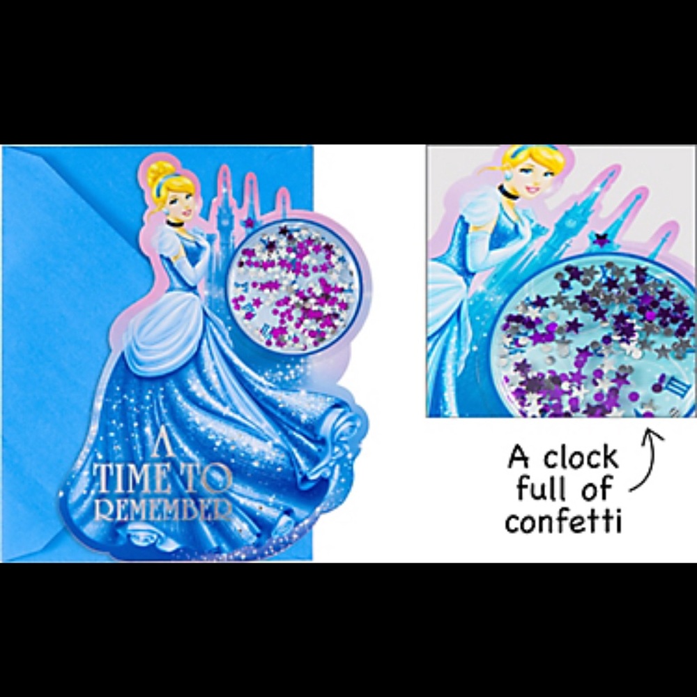 32 Premium 3D Cinderella Invitations and Envelopes